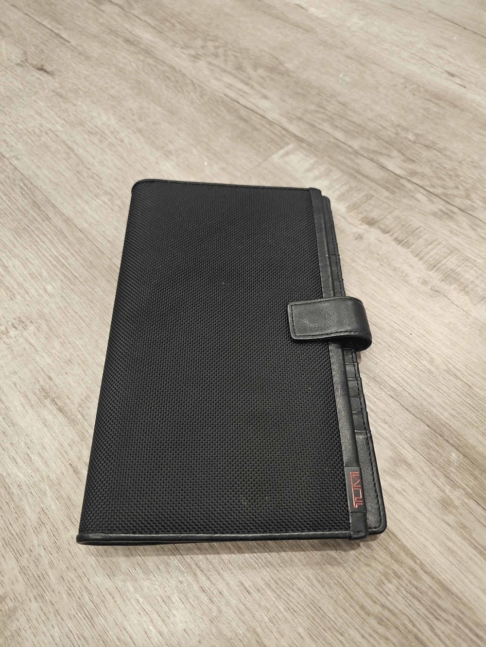 Tumi Black Travel Wallet Organizer